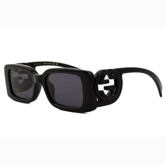 NEW GUCCI GG1325S 001 WOMEN'S SUNGLASSES BLACK GUCCI - Picture 2 of 7